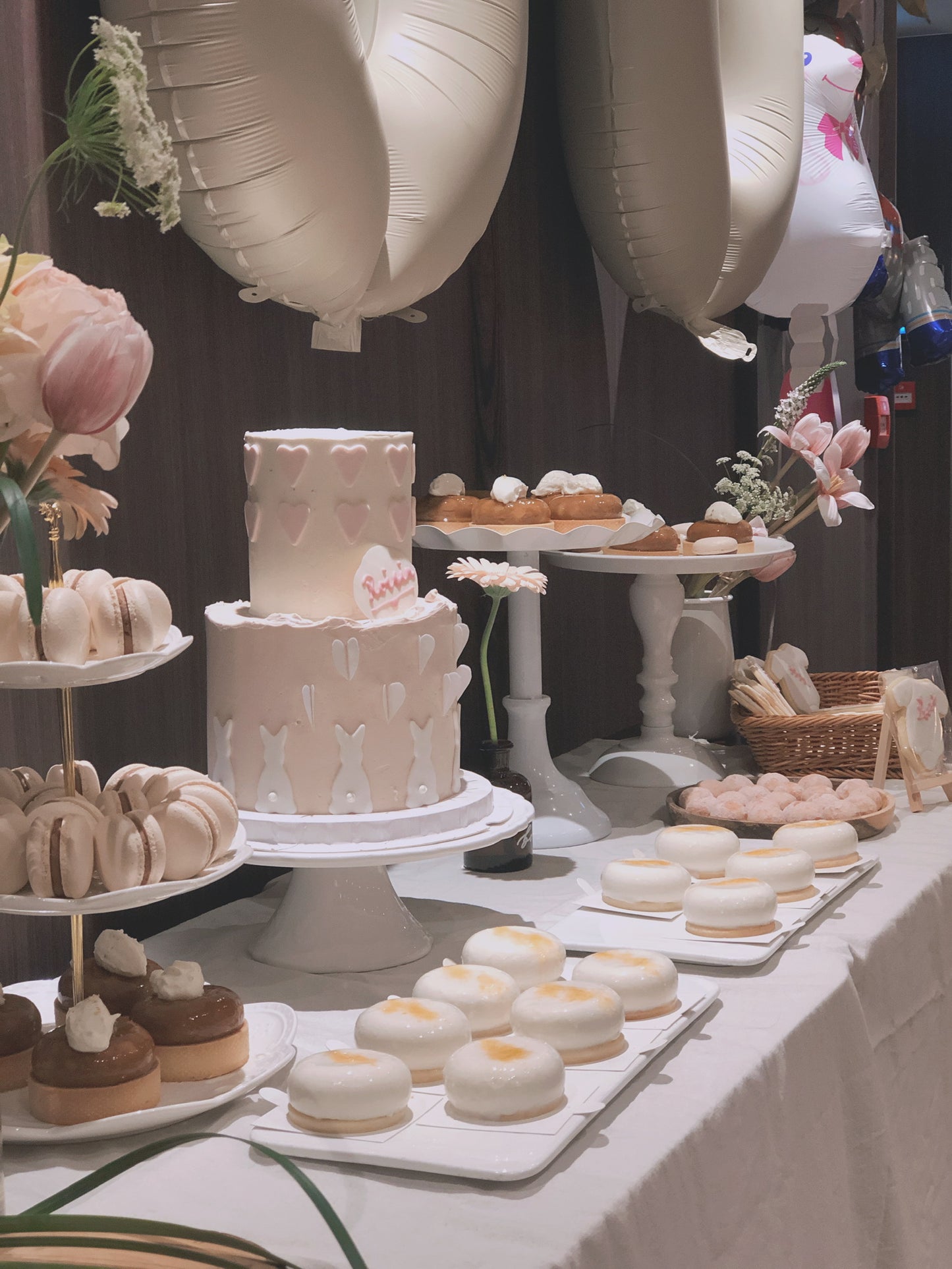 結婚甜品桌一站式設計服務 SET-UP 鮮花佈置