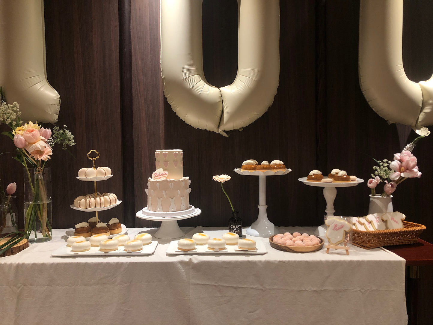 結婚甜品桌一站式設計服務 SET-UP 鮮花佈置
