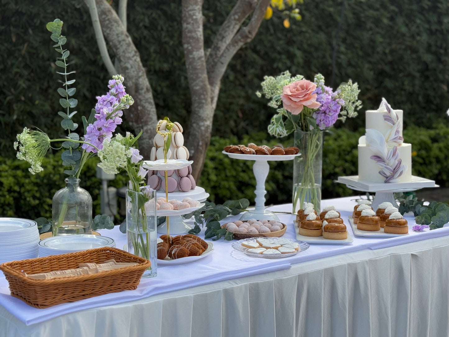 結婚甜品桌一站式設計服務 SET-UP 鮮花佈置
