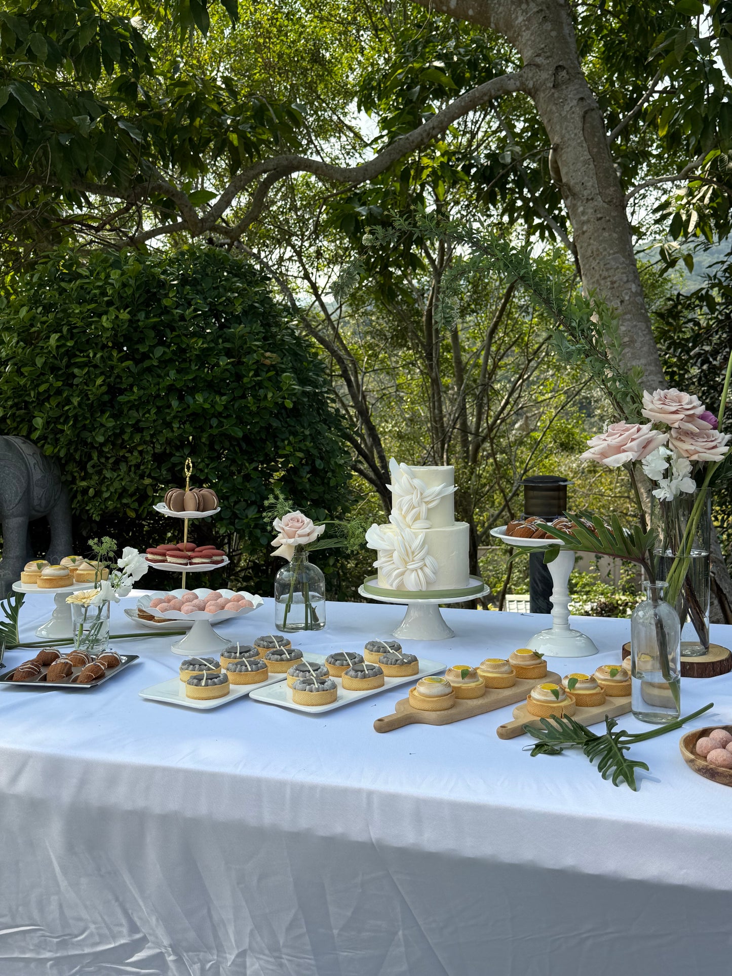結婚甜品桌一站式設計服務 SET-UP 鮮花佈置