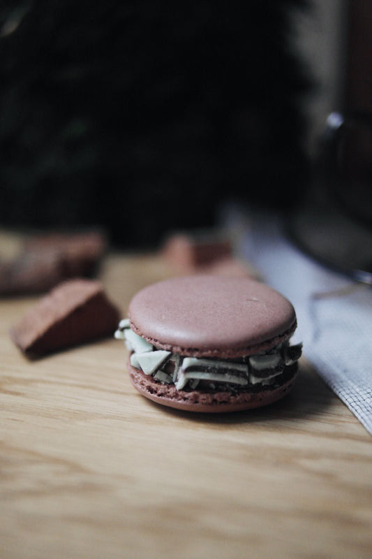 Mint Chocolate Macaron